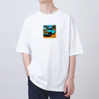 AJmartのジープニー 1 オーバーサイズTシャツ