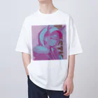 アーケイン・ストリート雑貨のミスティックキャットN19 Oversized T-Shirt