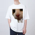 いやし猫　ふぁにーきゃっとのいやし猫　無限ちゃん Oversized T-Shirt