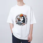 ちょこりっちの働くペンギン オーバーサイズTシャツ