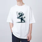 TABO1192のトイプードルのひかるくん(シンプルバージョン) Oversized T-Shirt