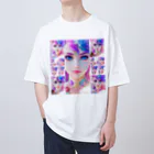 💖宇宙整体♪🌈♪こころからだチャンネル♪💖のuniversal mermaid REINA Oversized T-Shirt