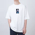 AI職人👨‍🏭のAI美人『白』2 オーバーサイズTシャツ