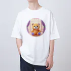 ねこじゃらんじゃらんのともくま Oversized T-Shirt