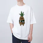 mandrake_chanのﾏﾝﾄﾞﾚちゃん(マフラー付) オーバーサイズTシャツ