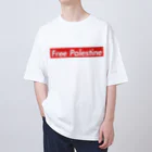 YaHabibi ShopのFree Palestine　パレスチナ解放のためのもの Oversized T-Shirt