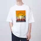 CyberArmadilloの湘南藤沢（2430）夕焼けコレクション Oversized T-Shirt