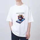 ビーナスキュートちゃんのミニサムライ、メガテック Oversized T-Shirt