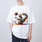 宇宙猫の宇宙猫01 Oversized T-Shirt