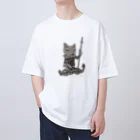 AXL CATのパーシヴァル (AXL CAT) オーバーサイズTシャツ