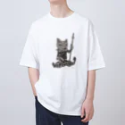 AXL CATのパーシヴァル (AXL CAT) Oversized T-Shirt