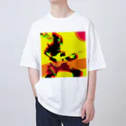 moon_takuanの甲賀忍者猿飛佐助とロック オーバーサイズTシャツ
