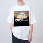 ｱｰﾄｷﾞｬﾗﾘｰ こっそり堂 (笑のDodge Challenger 1972 North Carolina モンスターマシーン オーバーサイズTシャツ