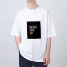 レモングラスのNEVER GIVE UP ネバーギブアップ オーバーサイズTシャツ