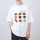 Siderunの館 B2の画伯チックな和菓子 オーバーサイズTシャツ