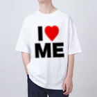 【シリーズ】おもしろ格言ショップの【おふざけシリーズ】I♡ME オーバーサイズTシャツ