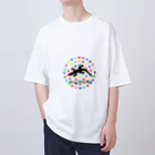 Maum Saek-kkalのColorful polka dot T オーバーサイズTシャツ