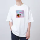 ハエトリグモの世界のハエトリグモ　 Oversized T-Shirt