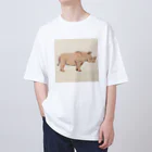 ラクダカンパニーのアイアンハート Oversized T-Shirt