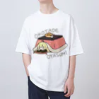 usabit.のぐっず屋さんのOKOTADE OYASUMI Oversized T-Shirt