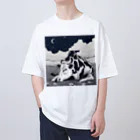 BullsForgerの牛ト夜空 Oversized T-Shirt