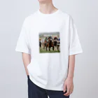 ぱむぱむの熱烈競馬 オーバーサイズTシャツ