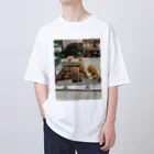 38380417の海外の焼き菓子 オーバーサイズTシャツ