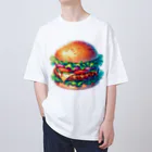 AngerBoo!のハンバーガー！ オーバーサイズTシャツ