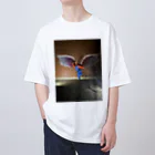 旅するマリオ配達員　放浪の旅中のオリジナルグッズ Oversized T-Shirt