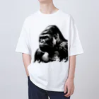 モノガタリ工房のウホ！ゴリくん Oversized T-Shirt