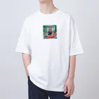 kenbenの釣り好き男子 Oversized T-Shirt