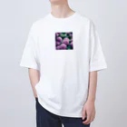 neat55のアジサイの球状の花房 Oversized T-Shirt