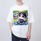 cat GPTオンラインショップの【CatGPT】エクササイズスタイル Oversized T-Shirt