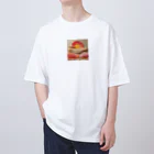 クロスクリエイティブの美ら島のサンライズ Oversized T-Shirt