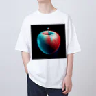 godo_dioの３D　立体視　リンゴ Oversized T-Shirt