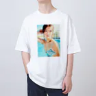 ドットちゃんの水彩ガール2 オーバーサイズTシャツ