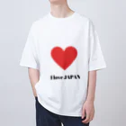 Your LifestyleのI love Japan Oversized T-Shirt