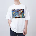 きなこもちの小屋２号店の海の中の家の鍋パーティー Oversized T-Shirt