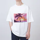 バザールアヤカリーの夕焼け Oversized T-Shirt