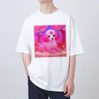 ふぇありぃているのお花見犬 Oversized T-Shirt