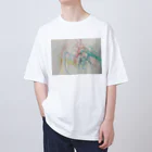 Chun-Momoriのかずくん2歳の自信作その1 Oversized T-Shirt