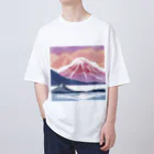 気分屋のものおき。のえも富士 Oversized T-Shirt