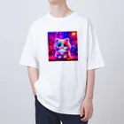 colorfulのrainbow cat オーバーサイズTシャツ