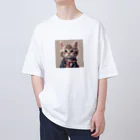 machaの猫友クラブ オーバーサイズTシャツ