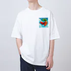 Atyatyuの人参マンマスコットグッズ Oversized T-Shirt