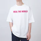 GreenCrystalのHeal the world Oversized T-Shirt