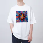 yukurujoのカラフル８ オーバーサイズTシャツ