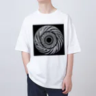 Dexsterのoptical illusion 01 オーバーサイズTシャツ