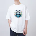 waterpandaの水中のパンダ オーバーサイズTシャツ