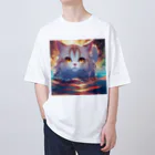 raimskの泳ぐ猫 Oversized T-Shirt